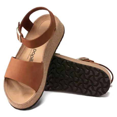 BIRKENSTOCK Sandales en cuir Glenda Nubuck pour femmes