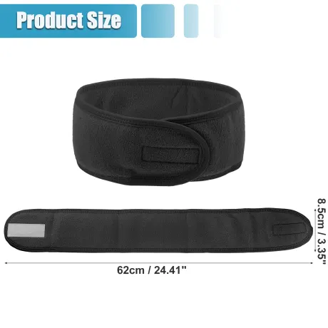 Unique Bargains- 4 Pcs Soft Spa Headband Hair Bands