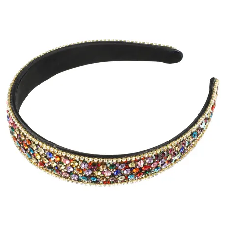 Unique Bargains - Rhinestone Wide Headband