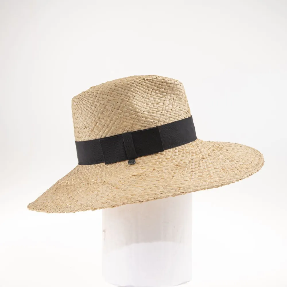 Canadian Hat 1918 - Frederica A - Fedora Hat In Raffia