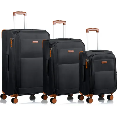 CHAMPS - Classic Collection 3 Piece Soft-Side Luggage Set