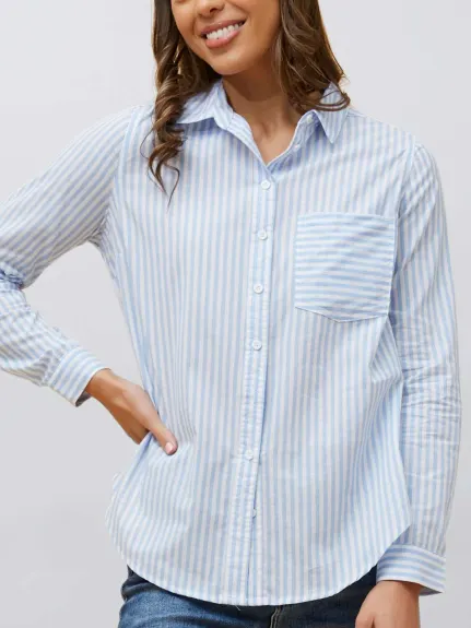 Annick - Irene Shirt Vertical Striped Long Sleeve