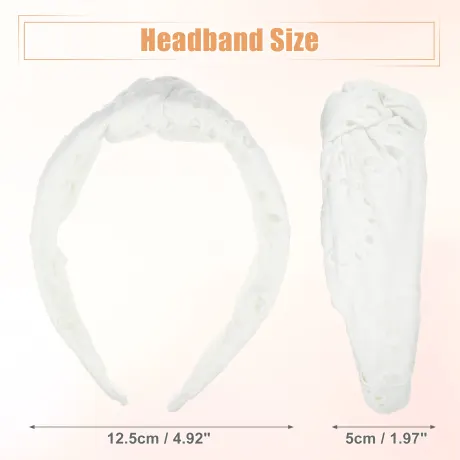 Unique Bargains- Floral Pattern Knotted Headband