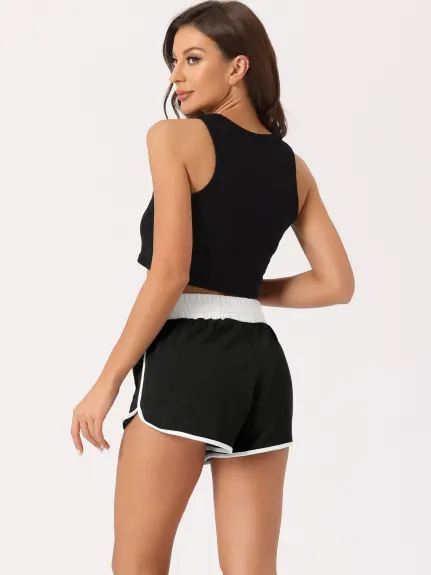 cheibear - Summer Casual Lounge Sweat Shorts