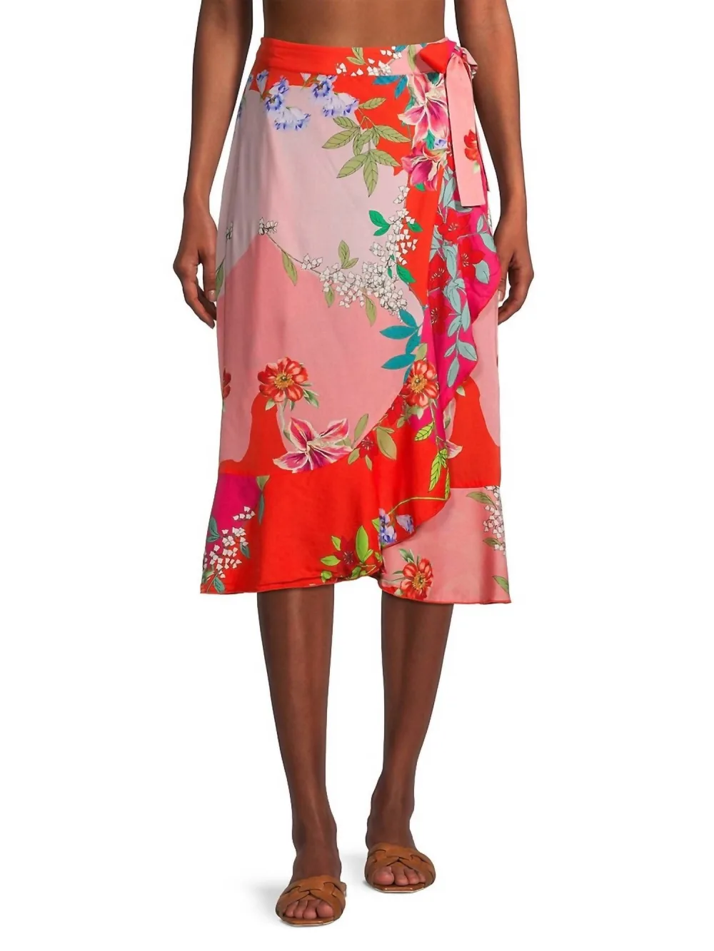 Johnny Was Nanya Wrap Skirt Cover Up