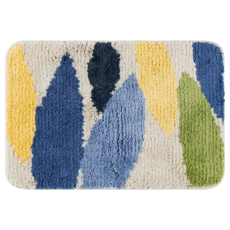 PiccoCasa- Washable Non Slip Extra Thick Quick Dry Bath Rugs 16" x 24"