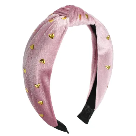 Unique Bargains - Heart Print Knotted Headband