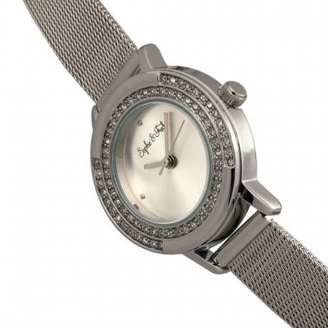 Sophie and Freda - Montre-bracelet Cambridge avec cristaux Swarovski - Noir