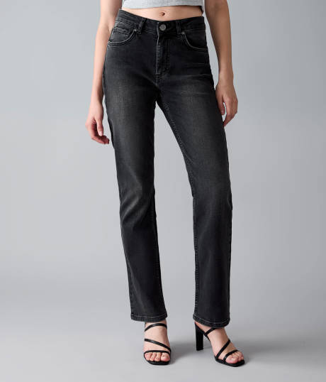 Lola Jeans DENVER-BA High Rise Straight Leg Jeans