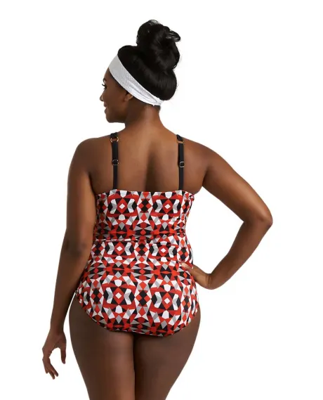 Always for Me - Plus Size Lola Zip Front One Piece Swimsuit