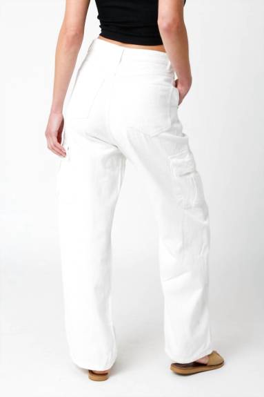 OLIVACEOUS Pantalon cargo Lara