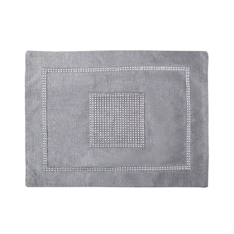 PiccoCasa- Table Mat with Sparkle Luxury Diamante 12x16 Inches