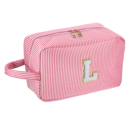 Unique Bargains- Letter L Cosmetic Travel Makeup Bag Organizer