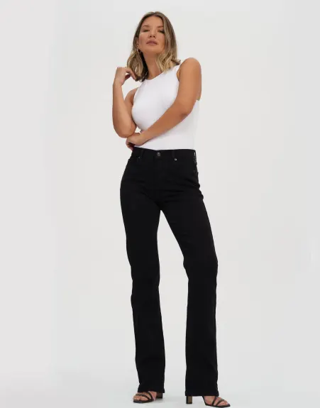 Yoga Jeans- Taille Classique Coupe Droite