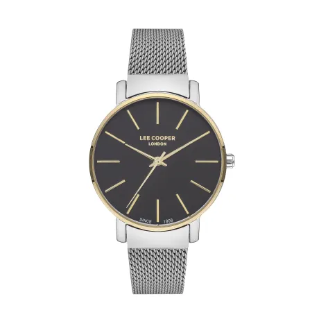 LEE COOPER-Montre Dames Doré 35mm Cadran Argent