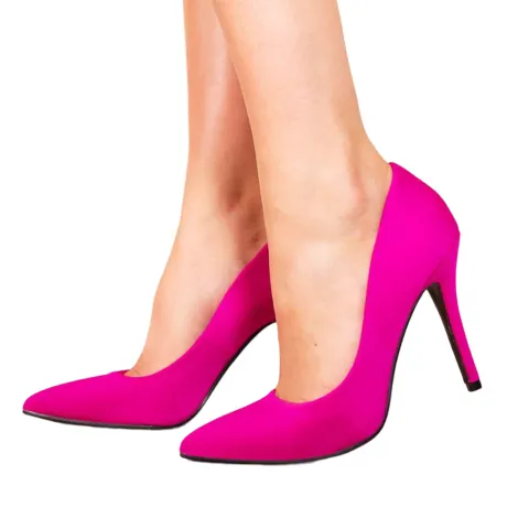 Where's That From - Womens/Ladies Leah Suede High Heel Pumps