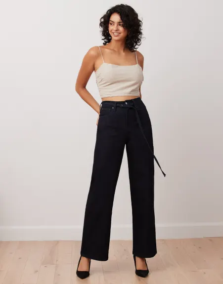 Yoga Jeans- High Rise Wide Leg