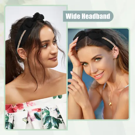 Unique Bargains- Bunny Ears Wide Bow Headbands