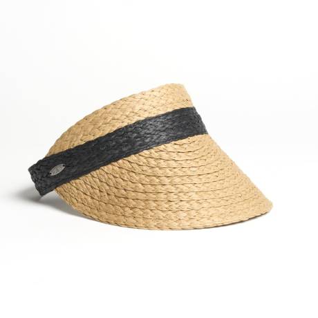 Canadian Hat 1918 - Vero - Braided Straw Bicolor Visor