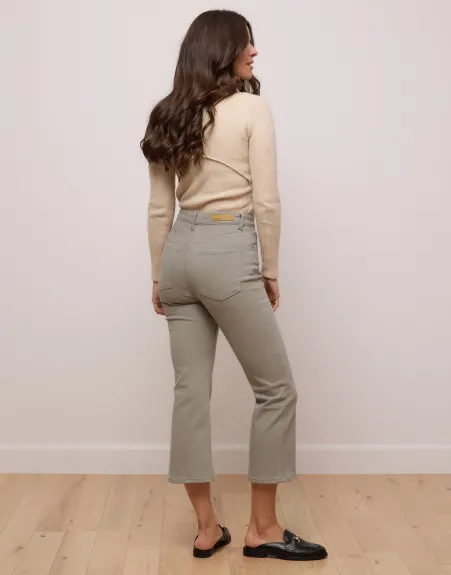 Yoga Jeans- Coupe Évasée Taille Haute