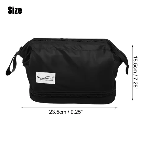 Unique Bargains- Travel Waterproof Toiletry Makeup Bag