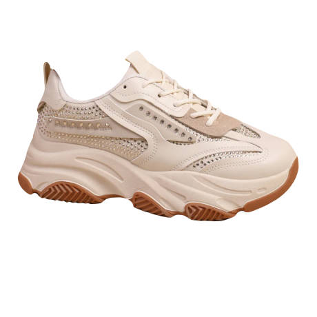 Where's That From - Womens/Ladies Groove Diamante Chunky Sneakers