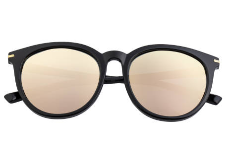 Sixty One Palawan Polarized Sunglasses - Black/Rose Gold