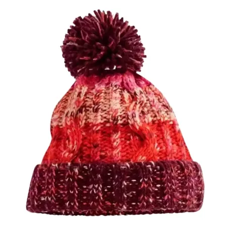 Beechfield - ® Womens/Ladies Corkscrew Pom Pom Beanie