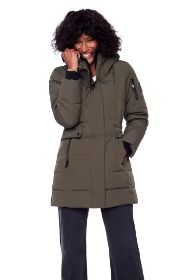 Alpine North Women's - KOOTNEY | Vegan Down Recycled Mid-Length Parka Coat