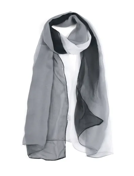 Allegra K- Long Chiffon Gradient Color Wrap Scarf