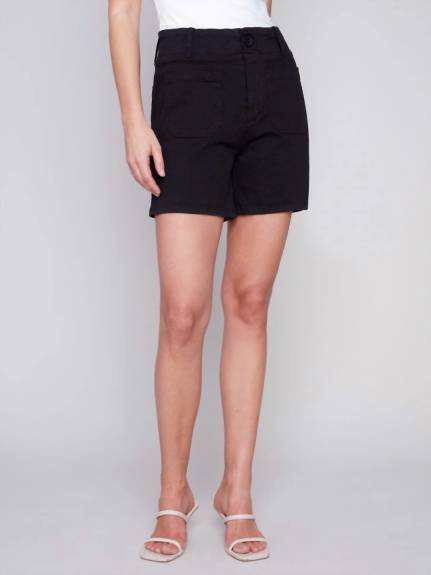 CHARLIE B - Patch Pocket Shorts