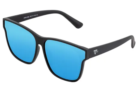 Sixty One Delos Polarized Sunglasses - Black/Silver