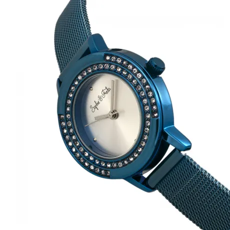 Sophie and Freda - Montre-bracelet Cambridge avec cristaux Swarovski - Noir