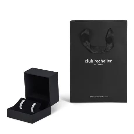 Club Rochelier 3A Cubic Zirconia Small Hoop Earrings