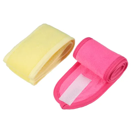 Unique Bargains- 2 Pcs Self-Adhesive Tape Headbands