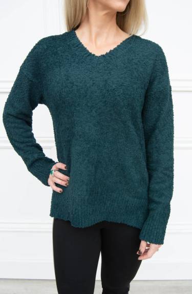 Sanctuary - V-Neck Teddy Sweater