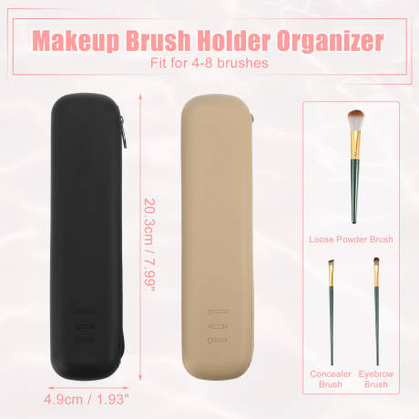 Unique Bargains- Silicone Makeup Brush Travel Holder 2pcs