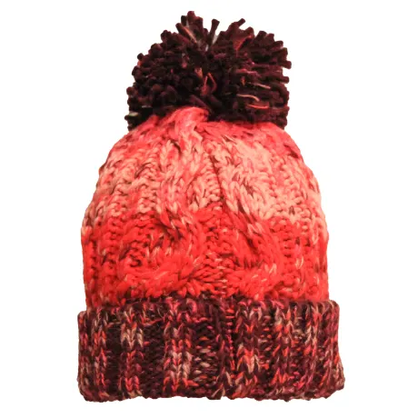 Beechfield - ® Womens/Ladies Corkscrew Pom Pom Beanie