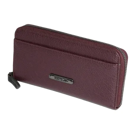 Roots Ladies Slim Zipper Round Wallet