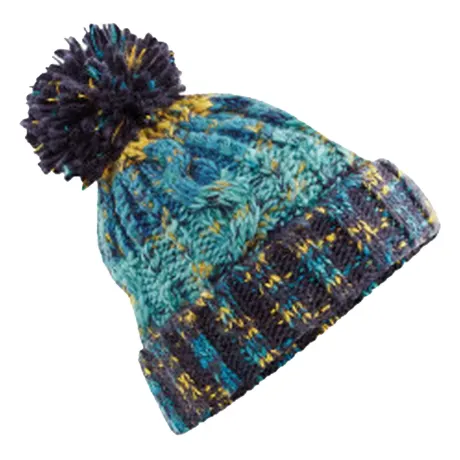 Beechfield - ® Womens/Ladies Corkscrew Pom Pom Beanie