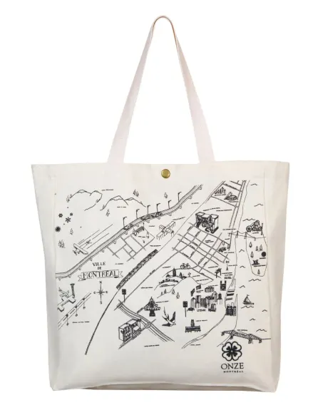 Annick - La Métropolitaine Montreal Canvas Tote Bag