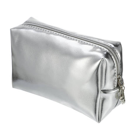 Unique Bargains- Small Portable Travel Cosmetic Bag PU Leather