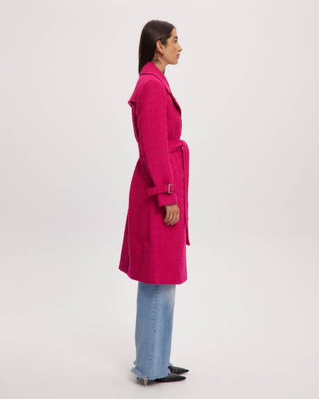 Noize - Francie-S Long Vegan Wool Trench Coat