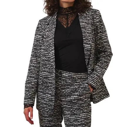 ESQUALO - Graphic Illusion Blazer