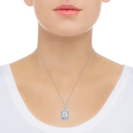 Club Rochelier Collier minimaliste géométrique en zircone cubique 5A