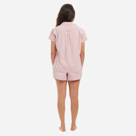 The Sleep Code - Gingham Cotton Classic Short Pj Set