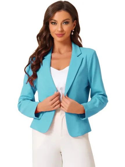 Allegra K - Open Front Dressy Business Blazer