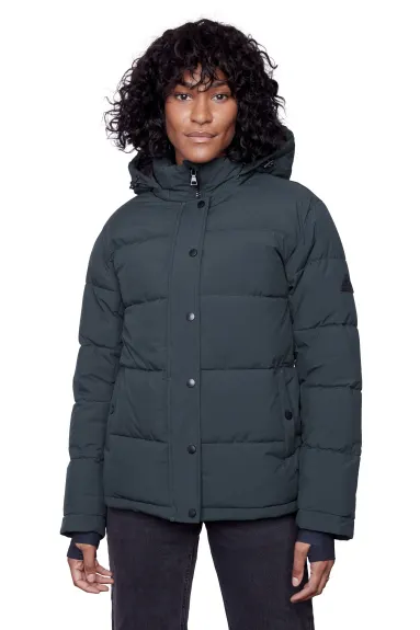 Alpine North Women's - FORILLON | Vegan Down Recycled Short Quilted Puffer Jacket