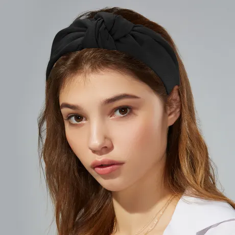 Unique Bargains - Solid Knotted Headband