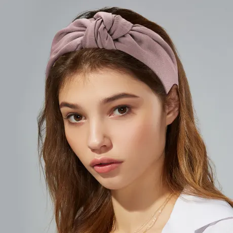 Unique Bargains - Solid Knotted Headband